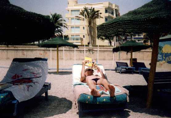 Sonnenschirme am Strand