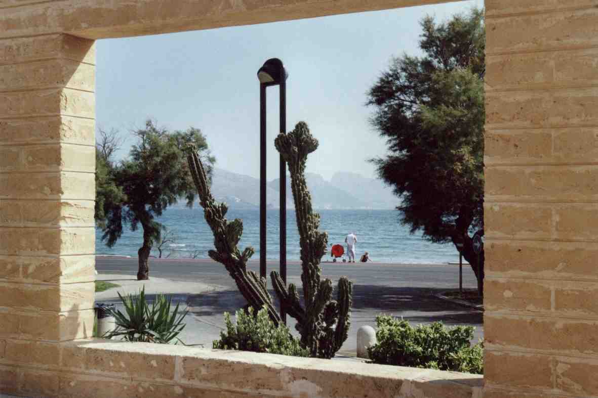Club Pollenca mit Blick auf's Meer