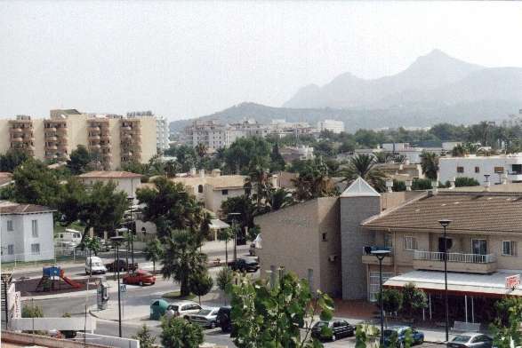 Blick aus unserem Hotel