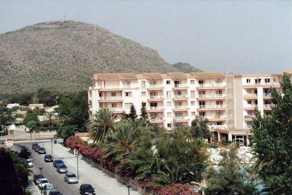 Blick aus unserem Hotel