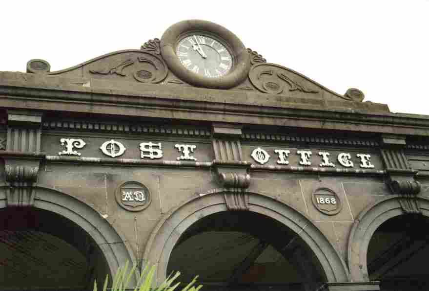 Erste Post auf Mauritius