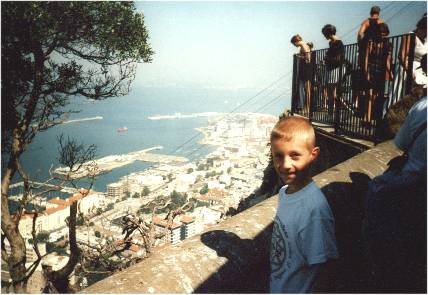 Blick vom Affenfelsen